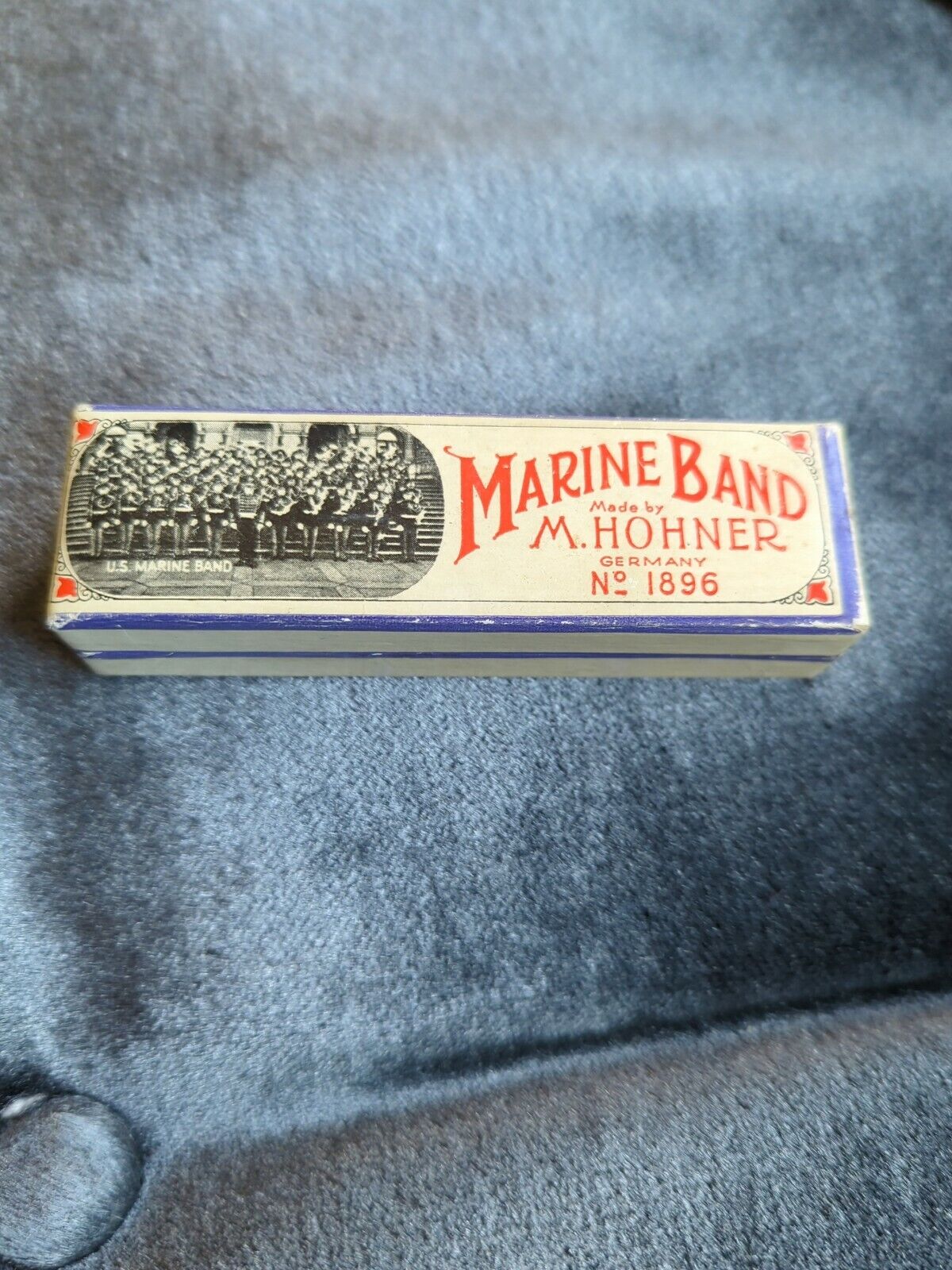 Marine Band M. Honer No 1896 Harmonica Germany