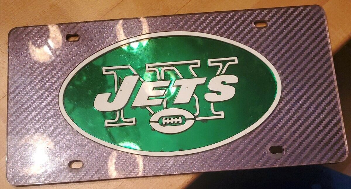 NY JETS Acrylic License Plate NFL