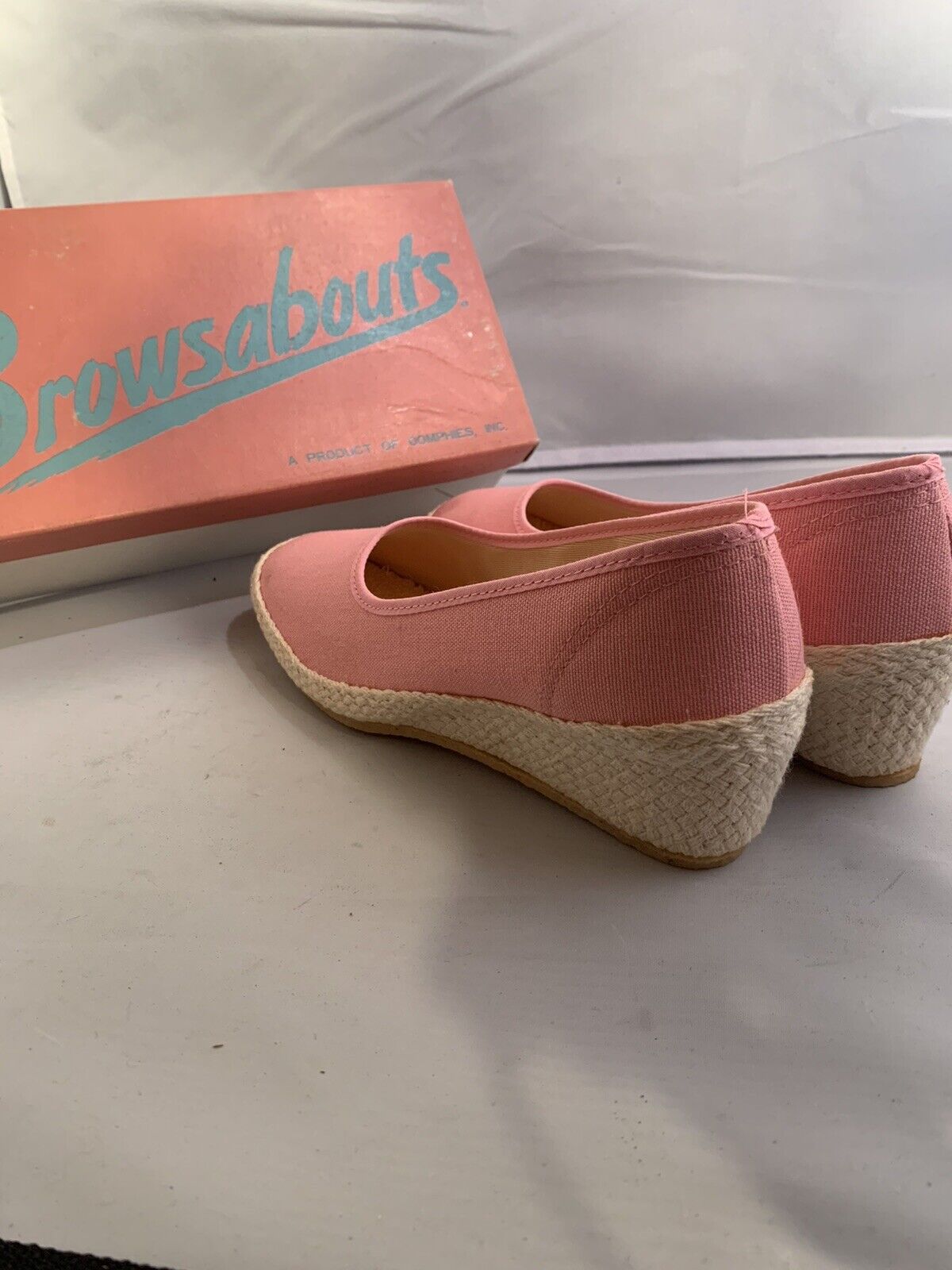 Browsabouts Pink Womens Wedge Heels 8.5