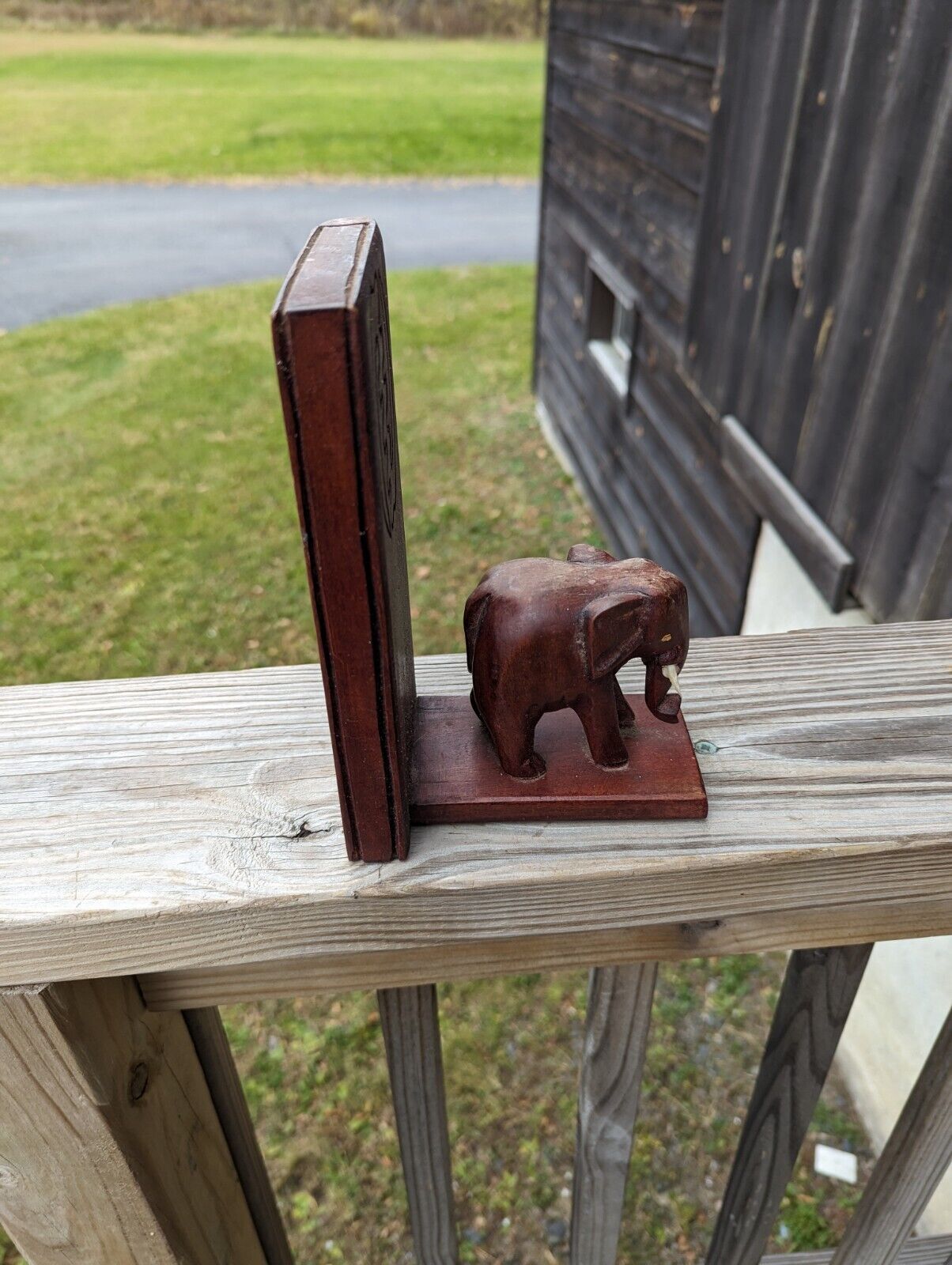 Vintage Elephant Book End