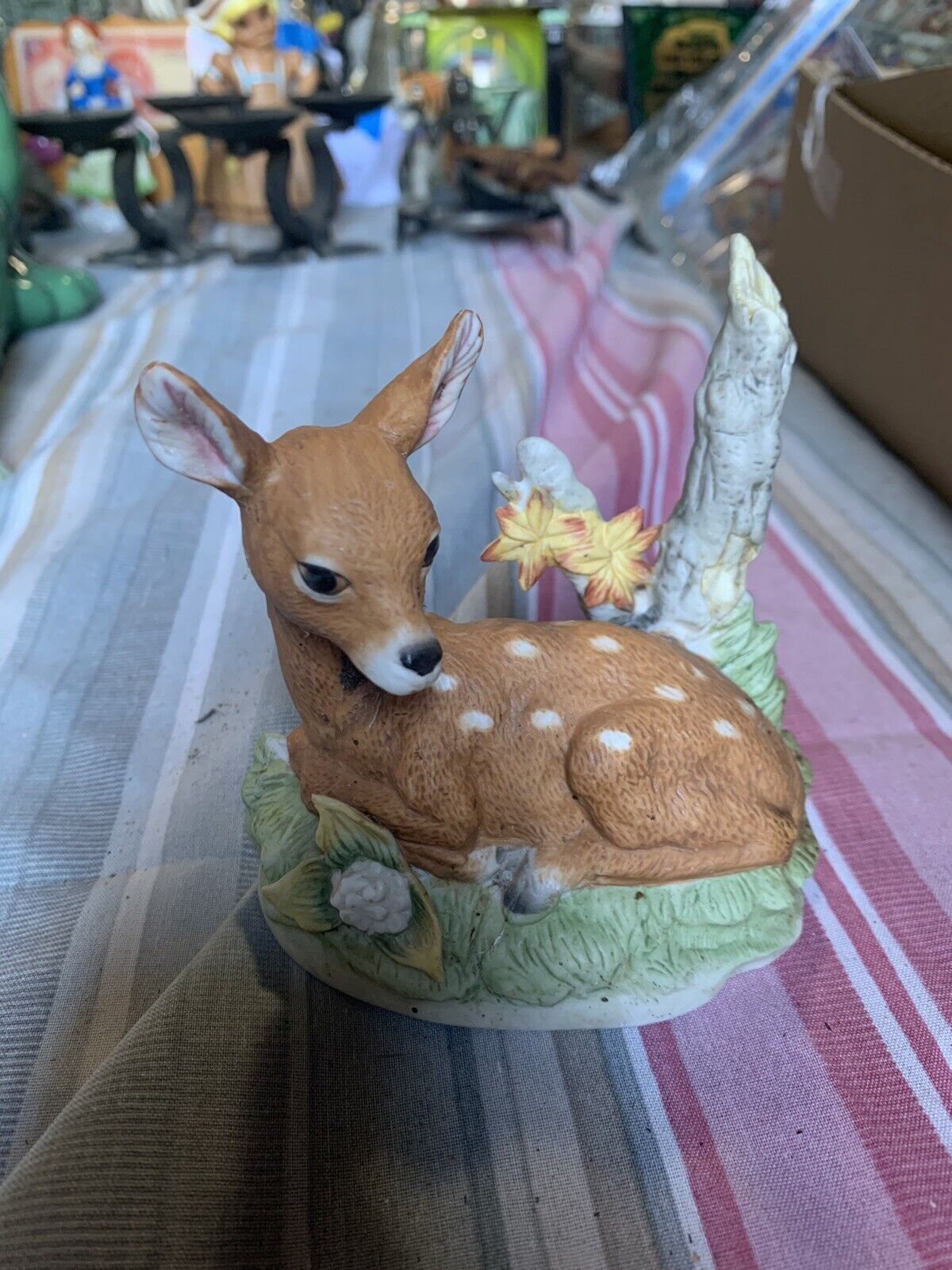 Baby Deer Ceramic Figurine