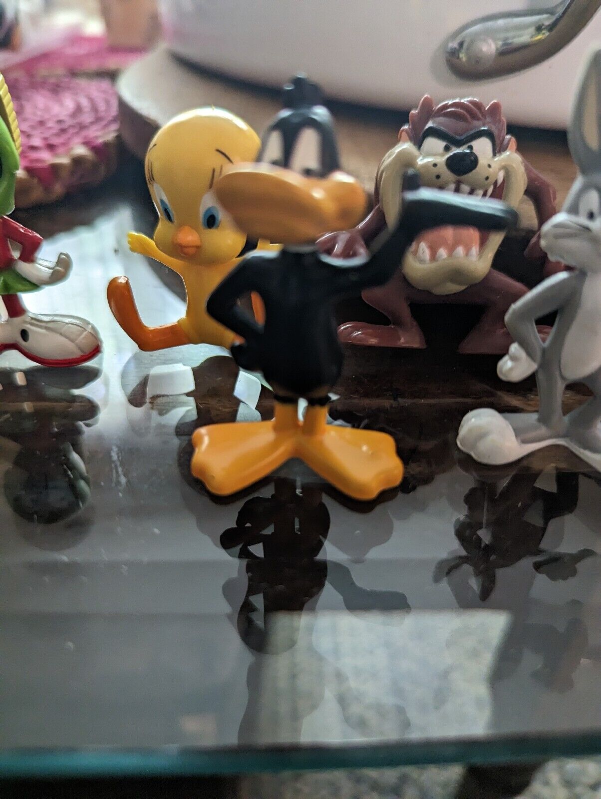 WB FIGURES BUGS BUNNY,DAFFY DUCK,MARVIN MARTIAN,TWEETY BIRD, TASMANIAN DEVIL 2.5