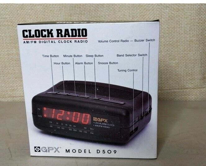 GPX 509D Digital Clock Radio New In Box