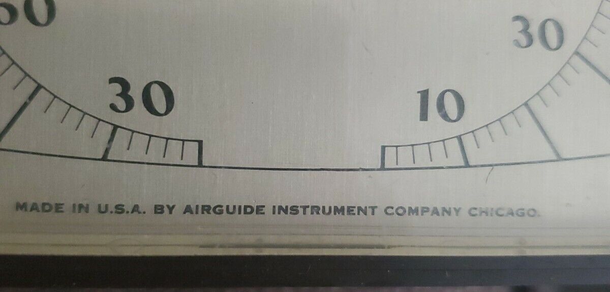 Vintage Airguide Temperature & Humidity Indicator