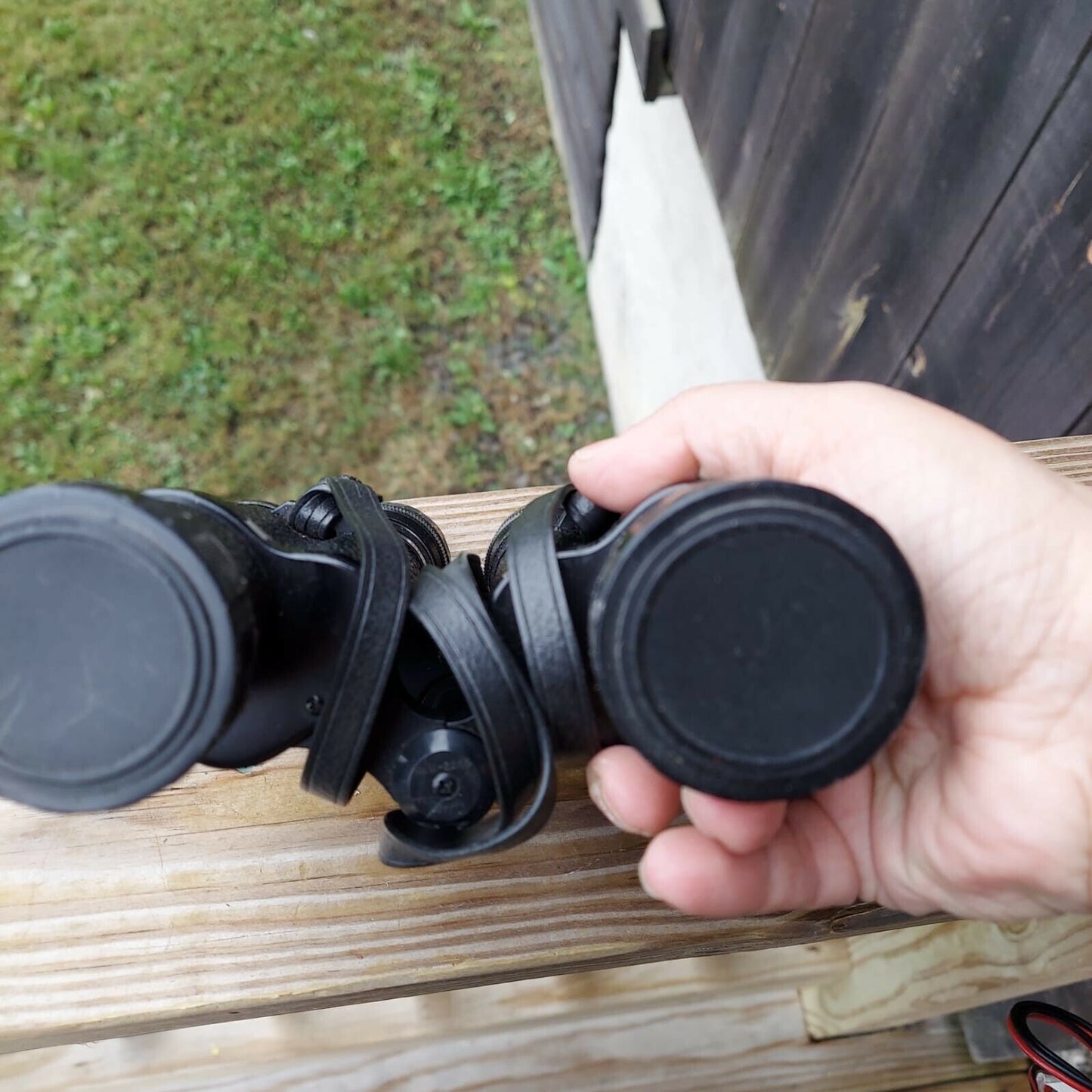 Vintage Condor Binoculars Hunting Outdoors With Leather Case 1x35