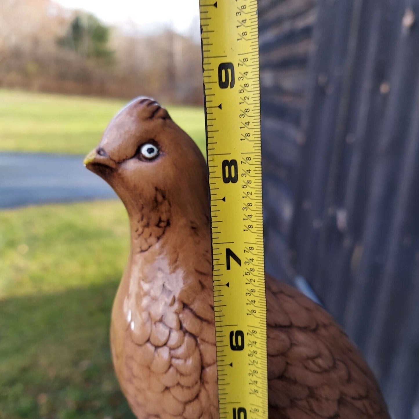 Holland Mold Quail Female Male Vintage Ceramic 1970 Birds Pleasant 6'' Figurine