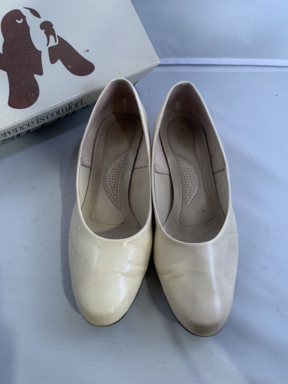 Hush Puppies White Womens Heels 8.5