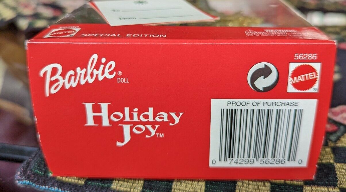 Vintage 2003 Mattel Holiday Joy Barbie Doll Special Edition 56286 New in Box