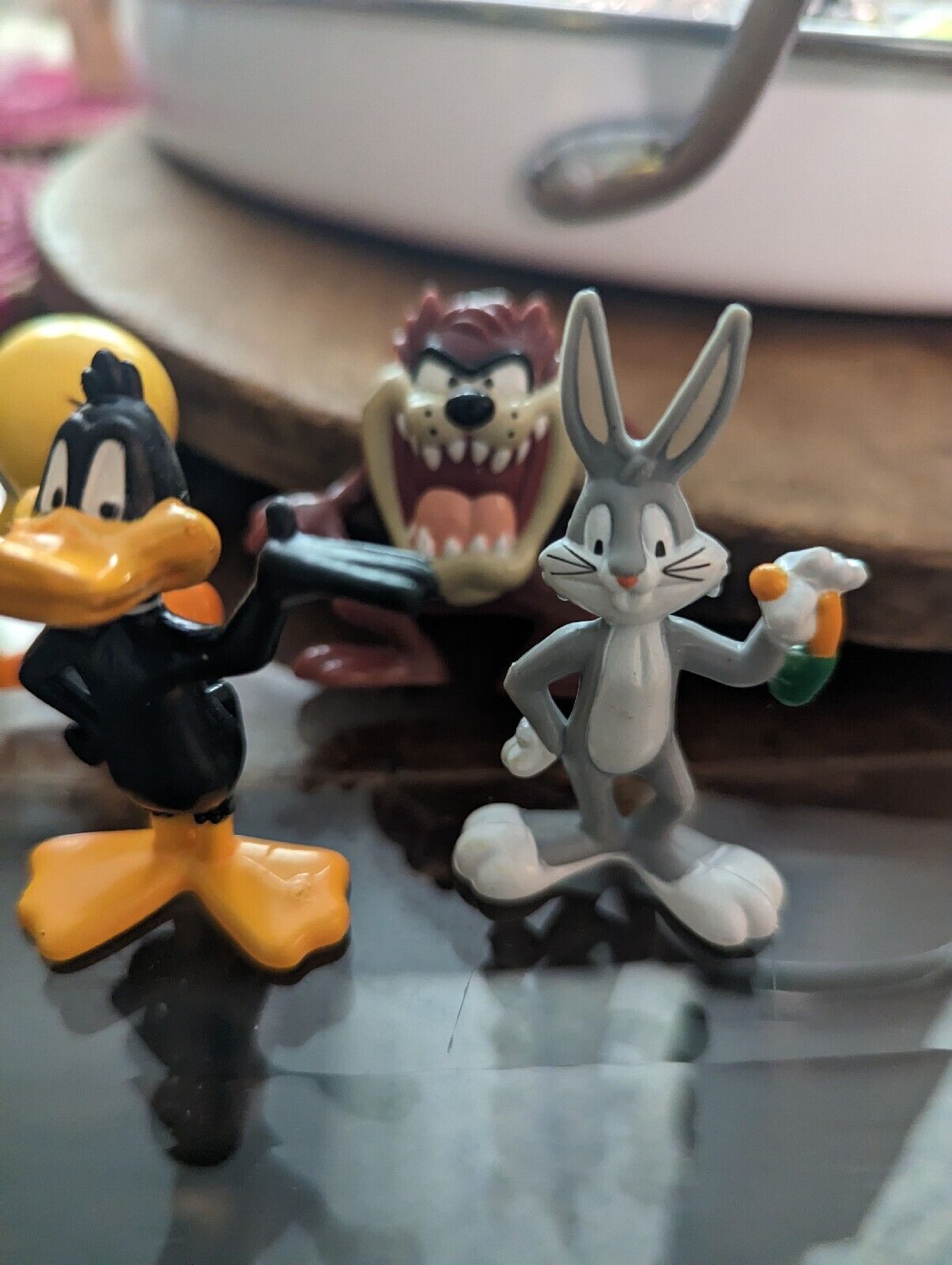 WB FIGURES BUGS BUNNY,DAFFY DUCK,MARVIN MARTIAN,TWEETY BIRD, TASMANIAN DEVIL 2.5