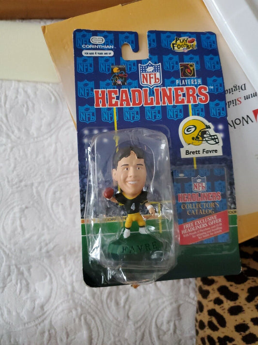 BRETT FAVRE - Corinthian NFL Headliners 1996 Figure Green Bay Packers BRAND NEW