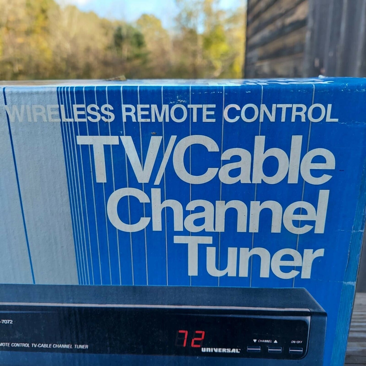 Universal V7072 Wireless Remote Control TV-Cable Channel Tuner in Original Box