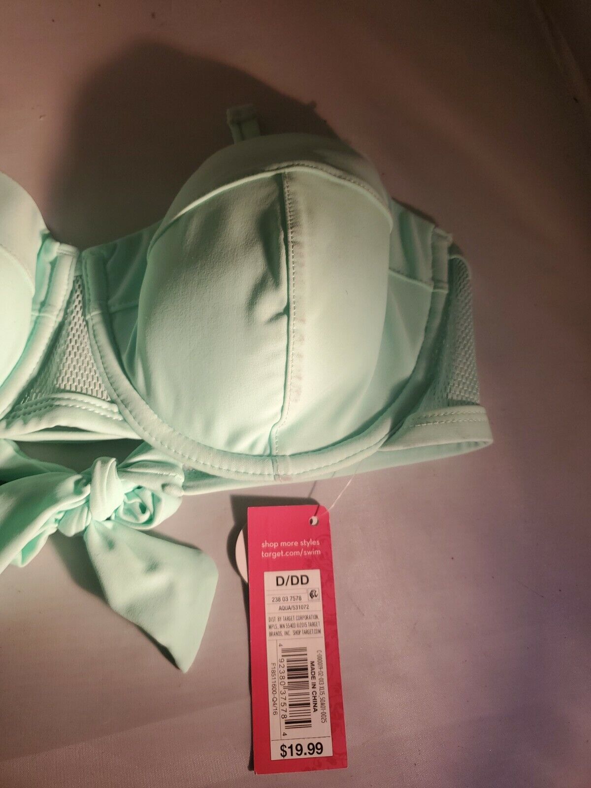 Xhilaration Push Up Bra Green D/DD free shipping