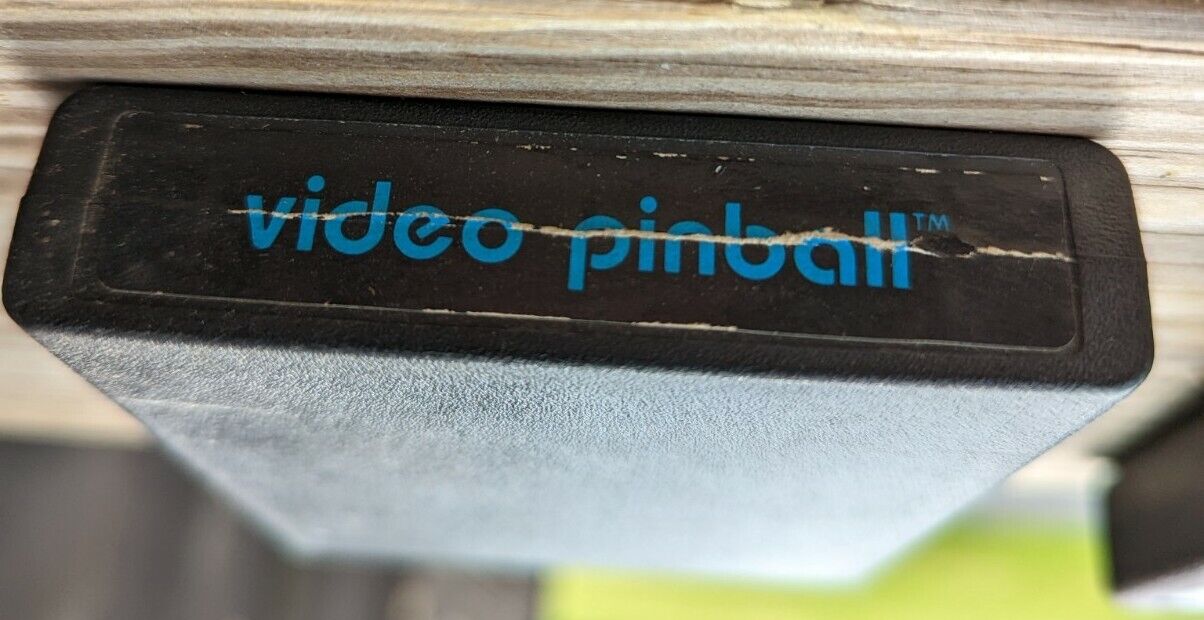 Vintage 1981 Atari 2600 Video Pinball Video Game Cartridge