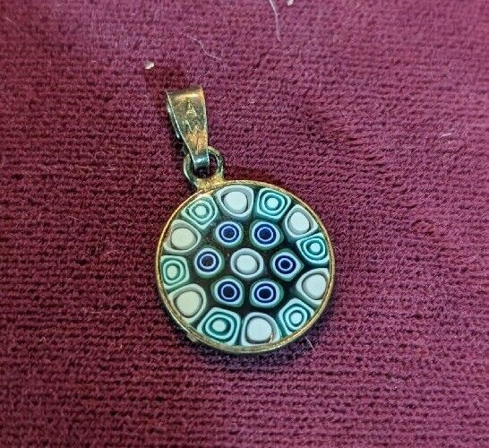 Mosaic Eye Sterling 925 Pendant Pendant