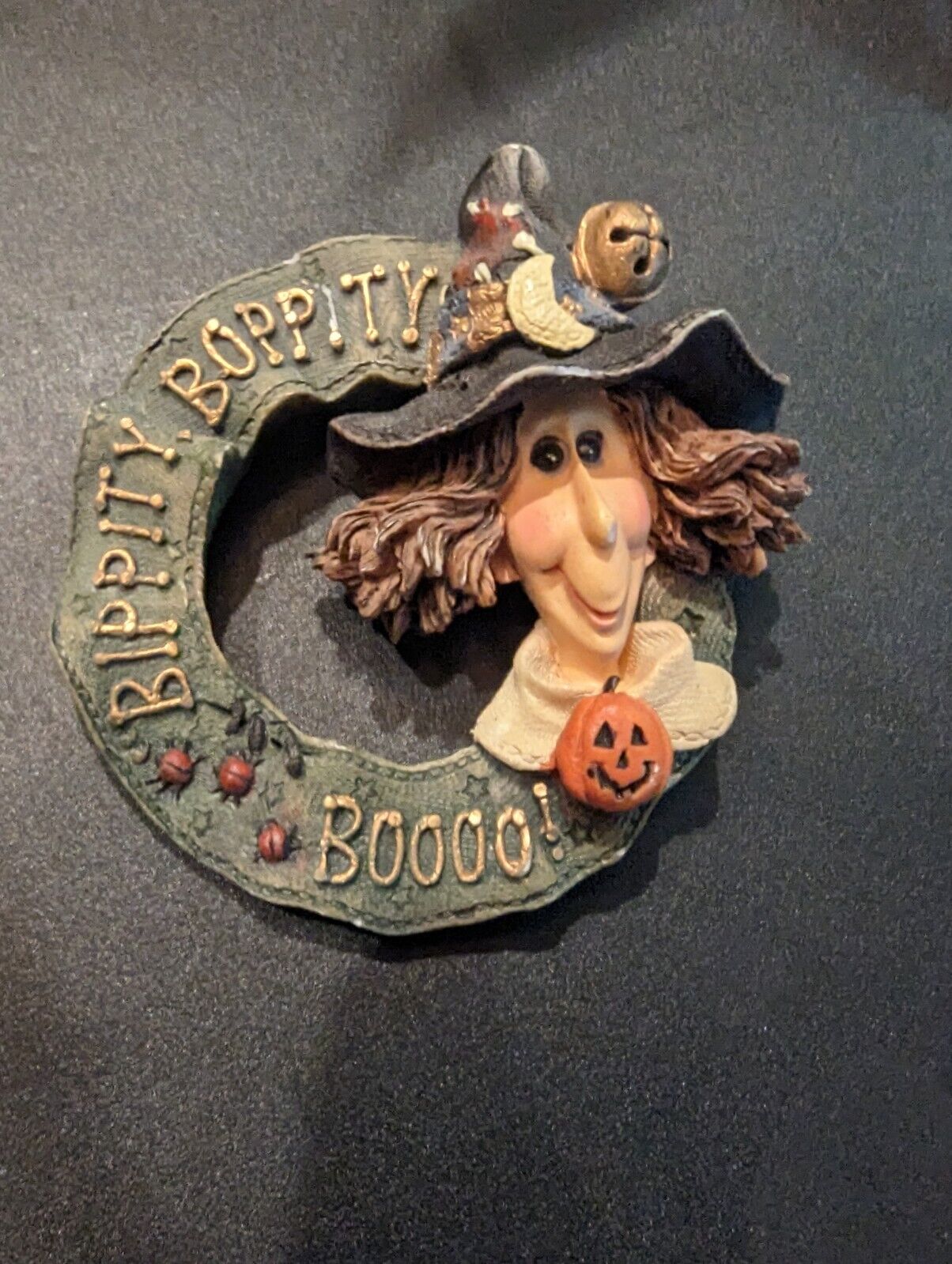 Vintage Boyds Bear Brooch Pin Halloween Witch Bippity Boppity Boo