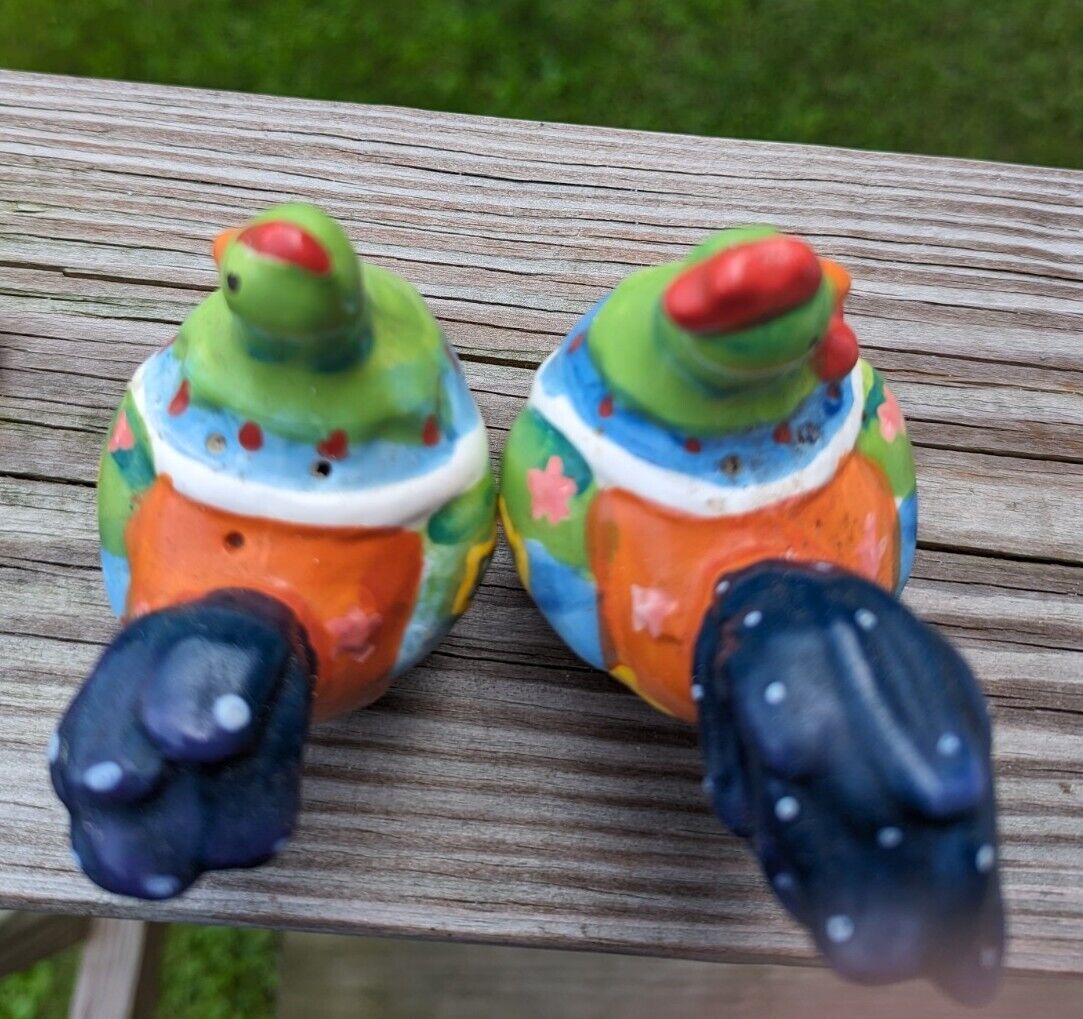 Vintage Bone China Chicken Shakers