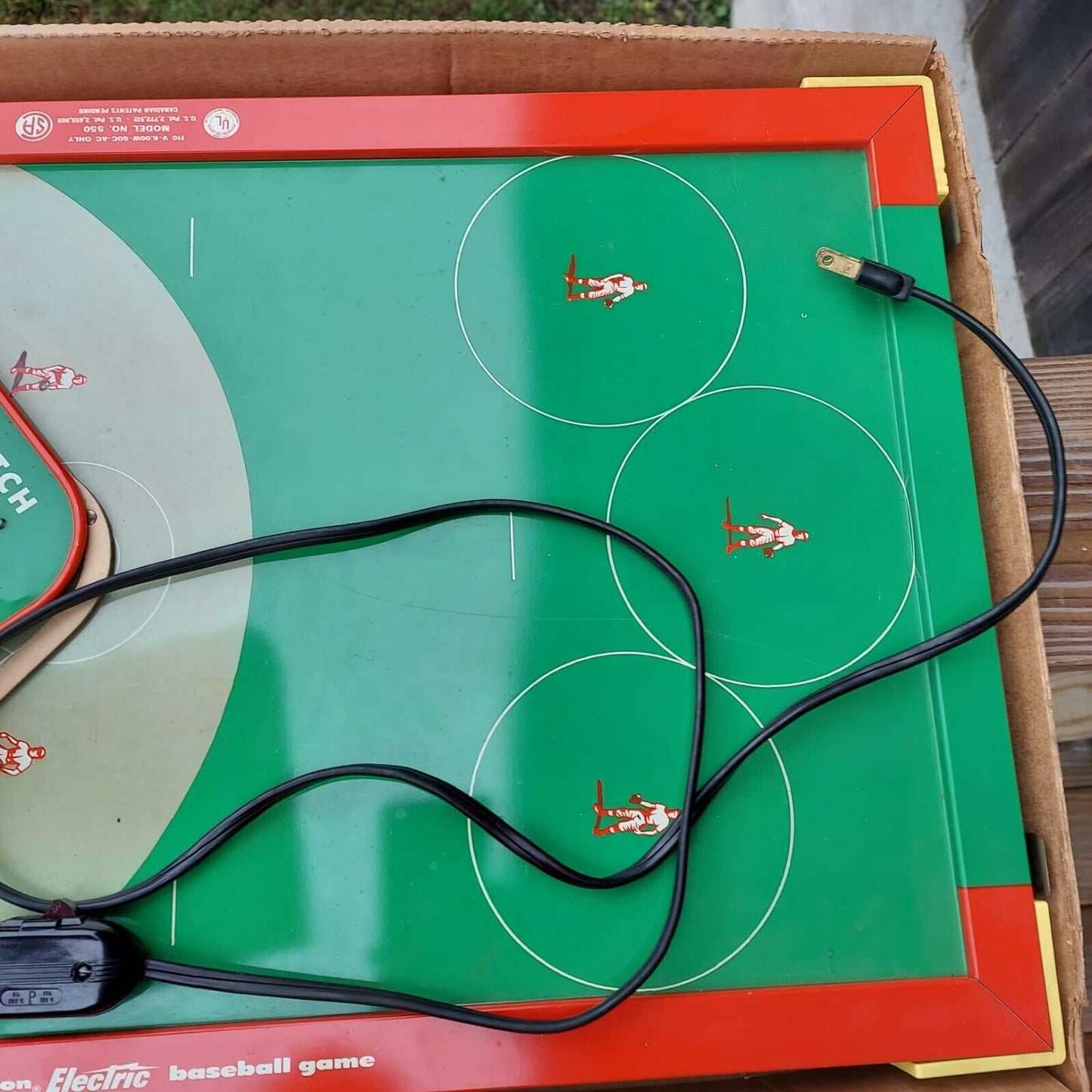 Vintage Tudor 1960s Electric Baseball Game