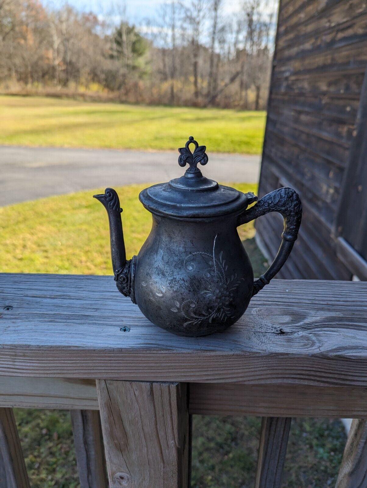 Vintage New Amsterdam Silver Co Quadruple Plated 115 Teapot