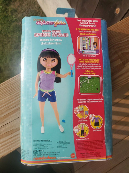 Vintage 2009 Dora Doll Clothes SPORTS STYLE  EXPLORER GIRLS OUTFIT #N9180 Mattel