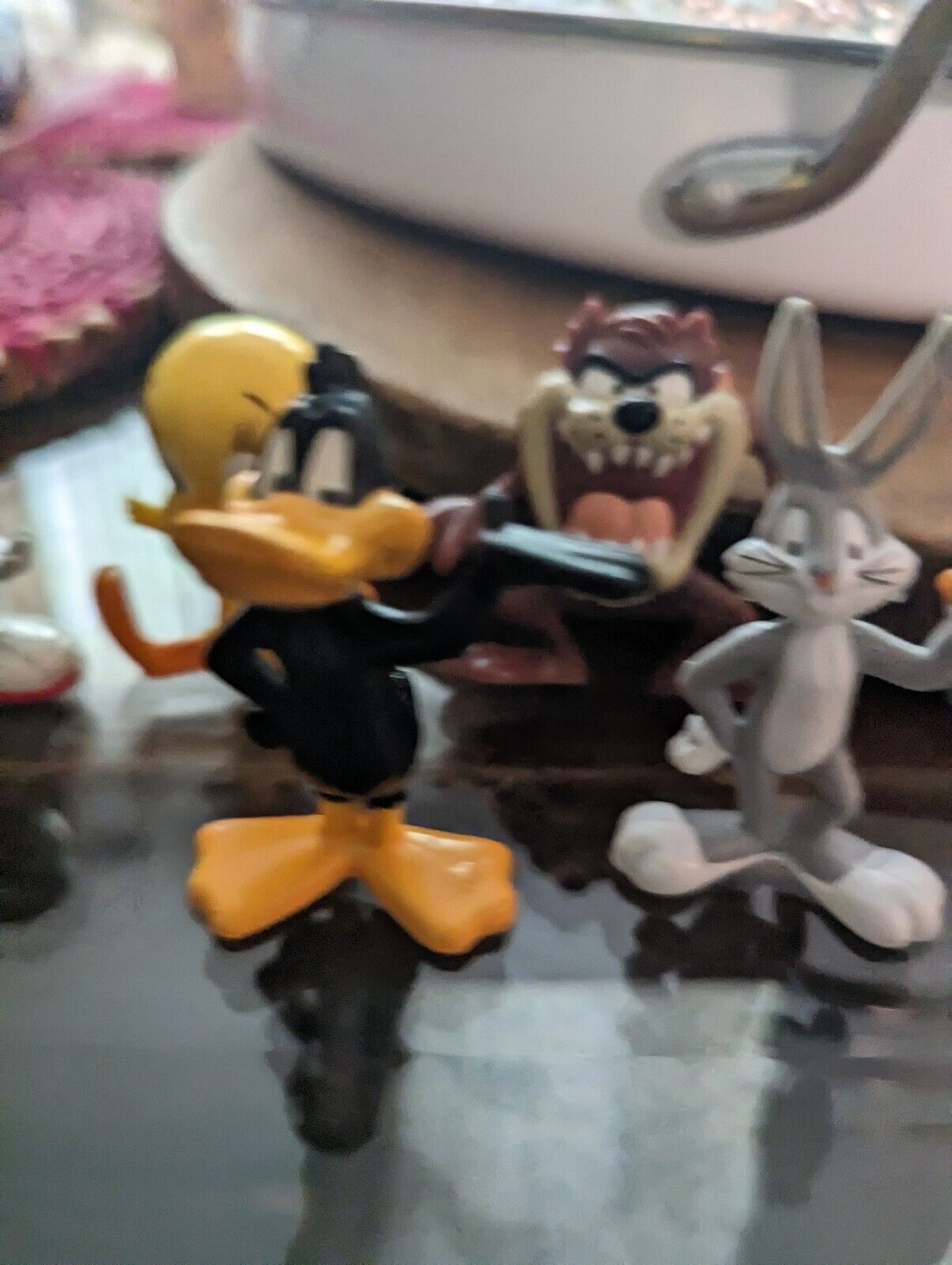 WB FIGURES BUGS BUNNY,DAFFY DUCK,MARVIN MARTIAN,TWEETY BIRD, TASMANIAN DEVIL 2.5