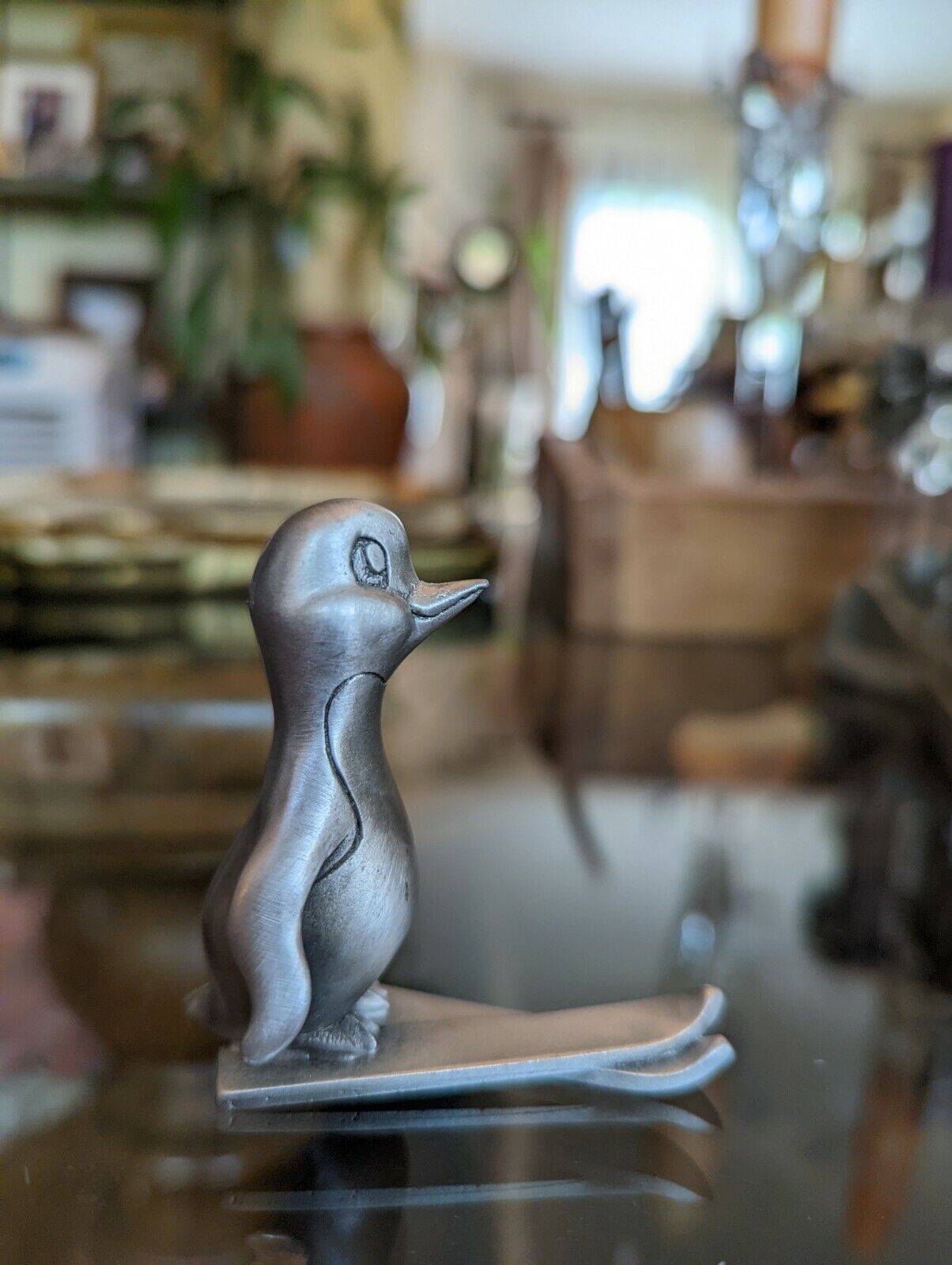 Vintage Hudson Pewter, Pinguine Figurine