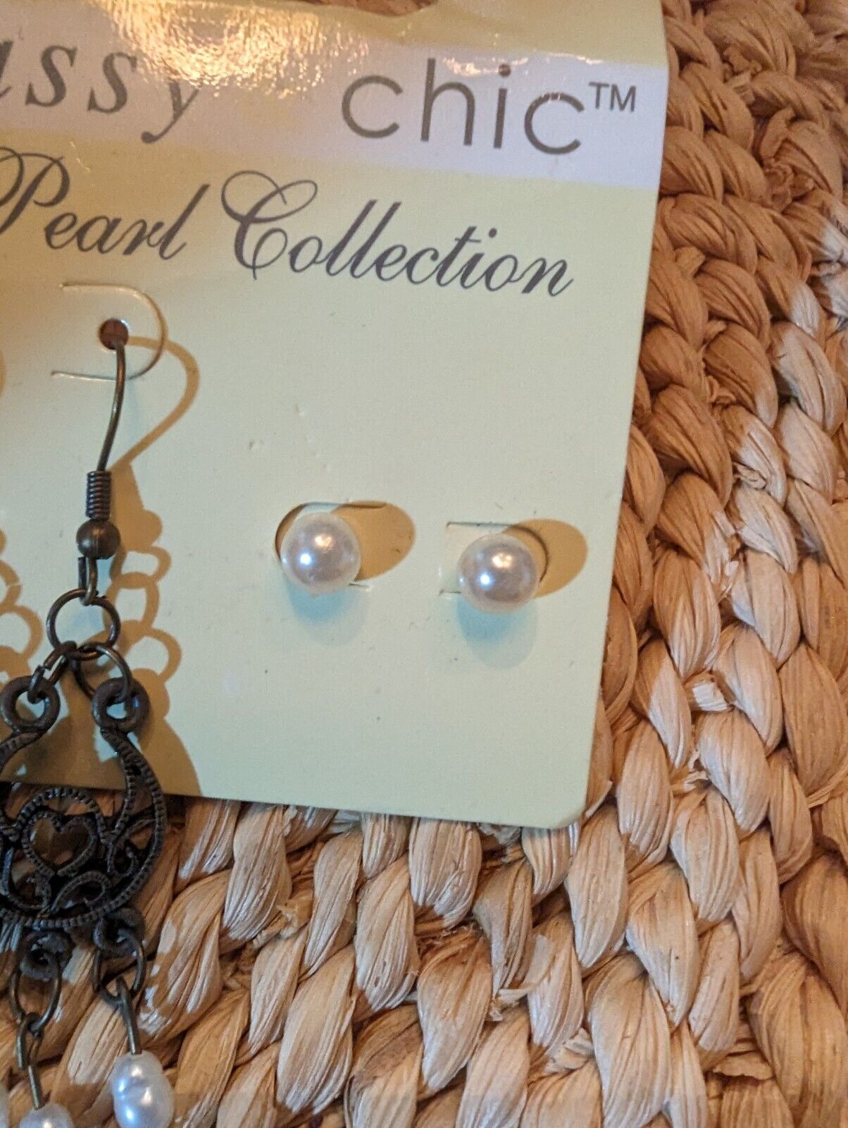 Sassy & Chic Pearl Collection 2 Pairs Of Earrings