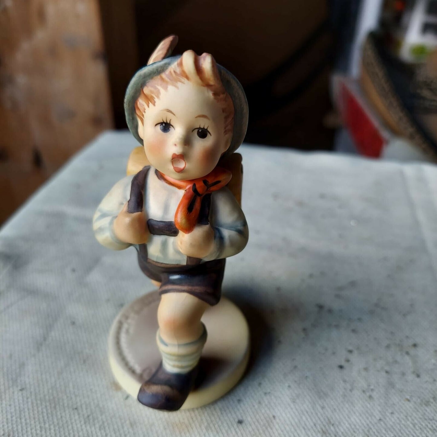 Goebel School Boy Figurine