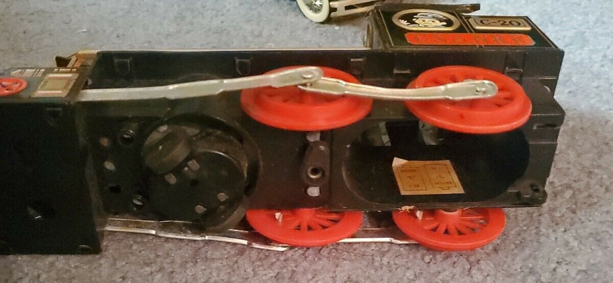 TOYTOWN Cannonball C-20 CS & NRR Black & Red Metal Toy Model Train Locomotive