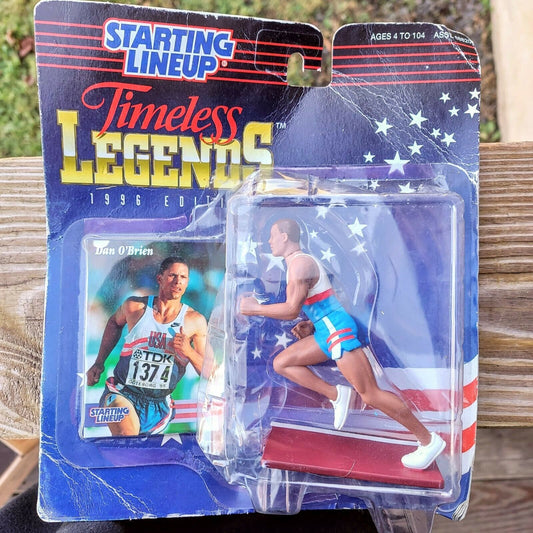 1996 Starting Lineup Dan O'Brien, Timeless Legends Edition - New