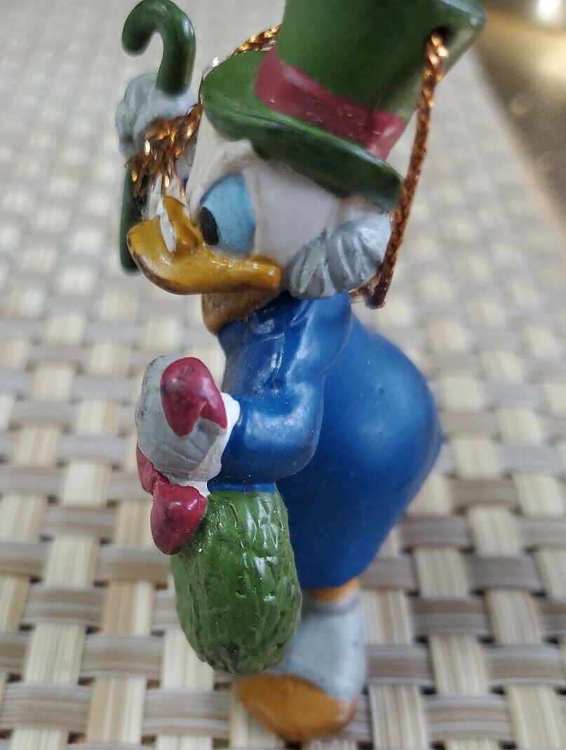 Avon 1992 Disney Mickey's Christmas Carol Ornaments Donald Duck