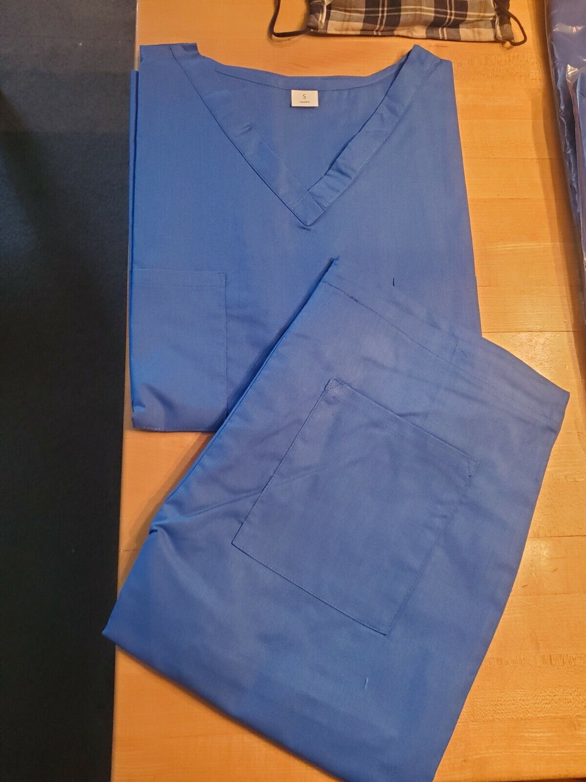 Scrubs Shirt and Pants Set  Royal Blue S,M,L,XL Free Shipping