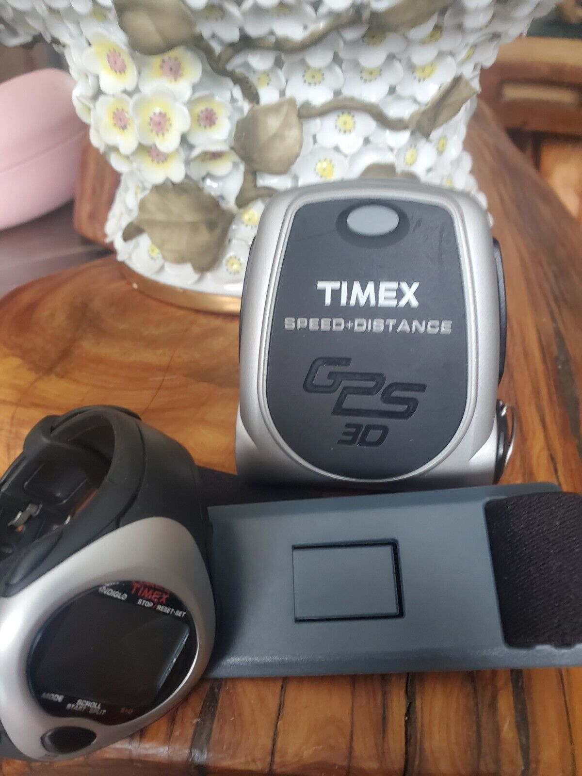 Timex Speed + Distance System Watch And GPS Complete Set with manuals no box