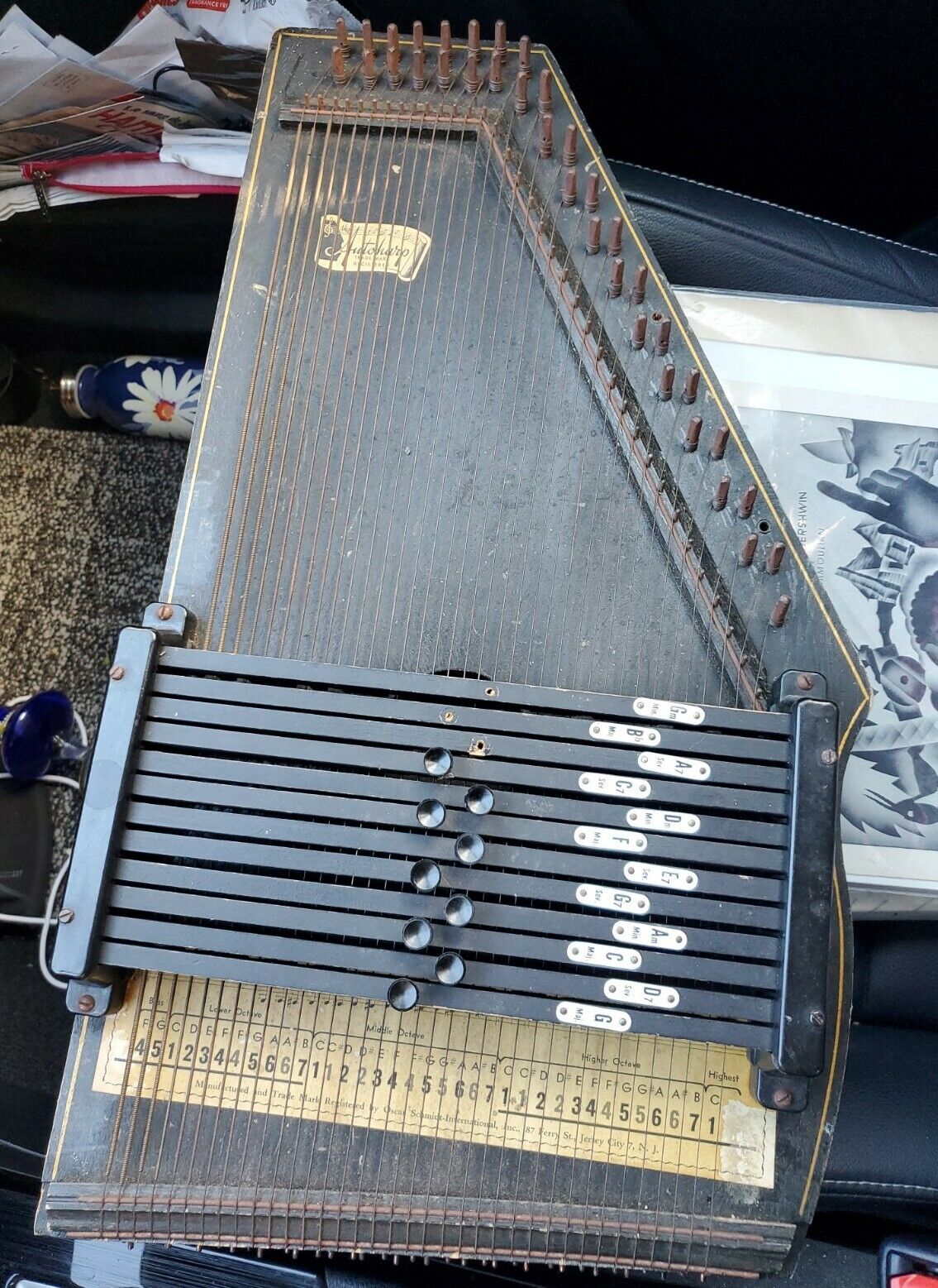 Vintage Oscar Schmidt Autoharp Working Condition