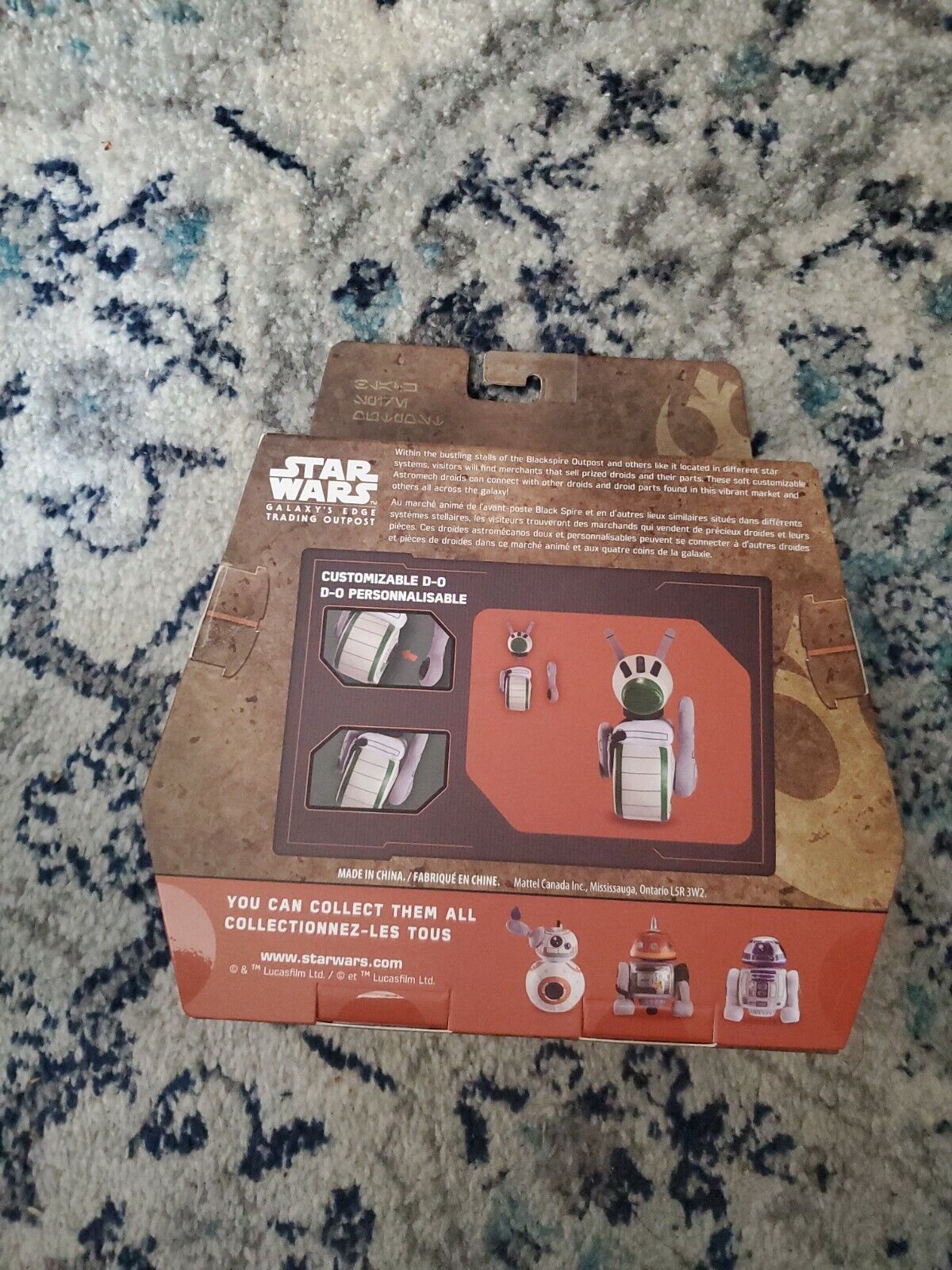 Mattel Star Wars Galaxy's Edge Trading Outpost: D-O Customizable Droid Plush NIB