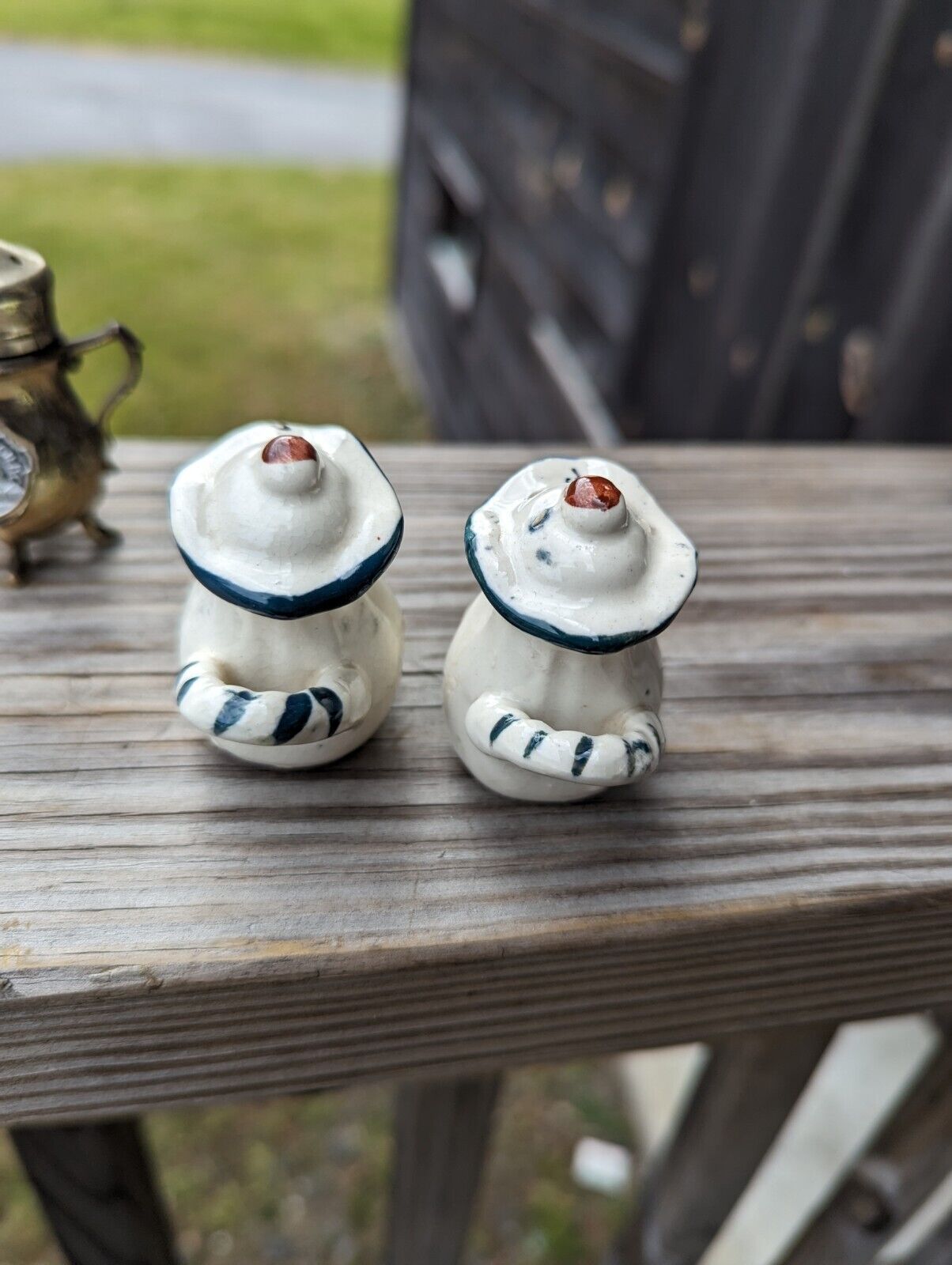 Salt & Pepper Shakers Cactus Vintage Ceramic Salt and Pepper Shakers Japan