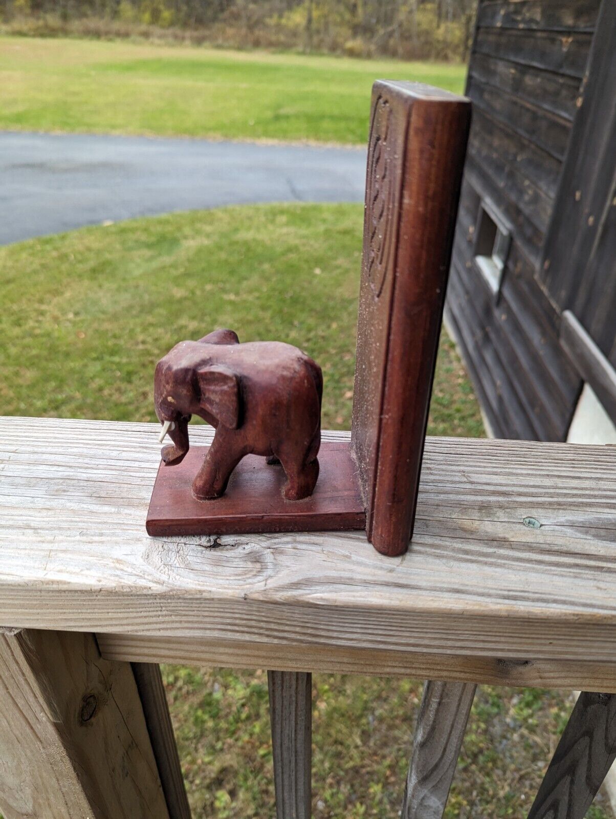 Vintage Elephant Book End