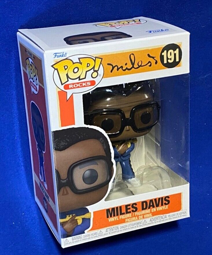 Funko Pop! Rocks: Miles Davis Vinyl Figure #191 ** Brand New in Box***