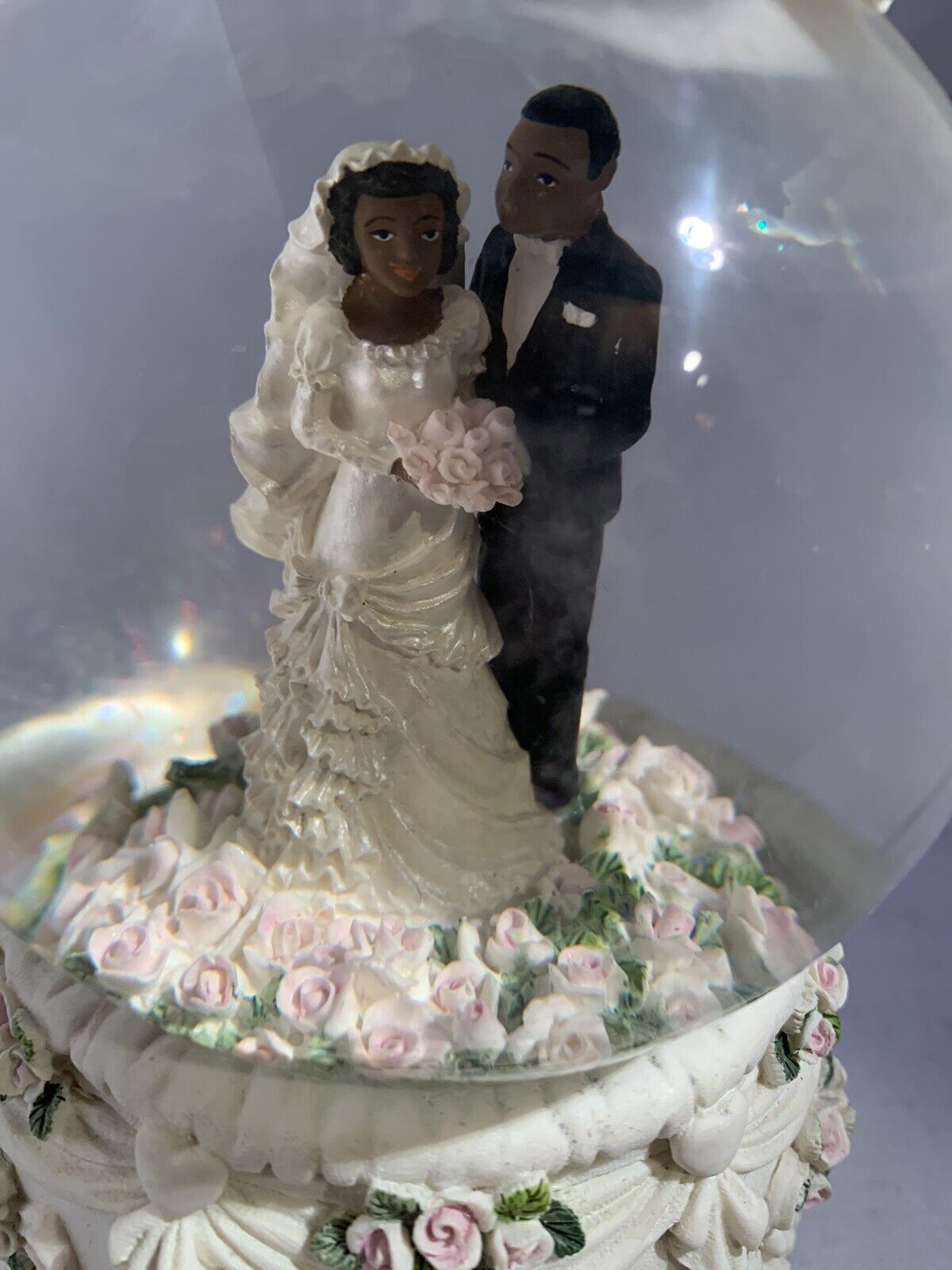 Berkeley Designs Endless Love Wedding Musical Snow Globe