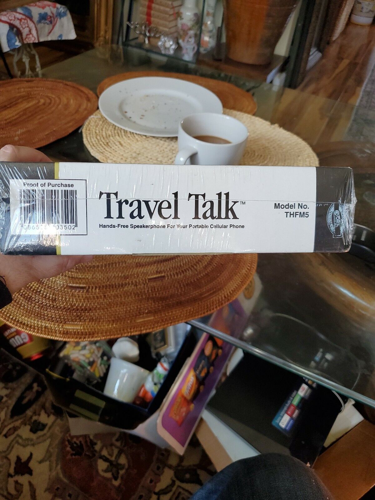 Vintage Travel Talk Hands Free Speakerphone Model THFM5 sealed in box