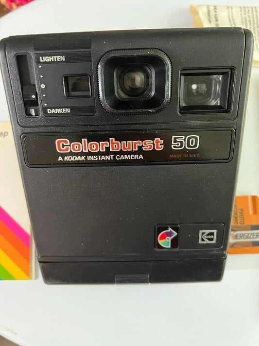 Vintage 1979 Kodak Colorburst 50 Instant Camera Instruction Manual Retro in box