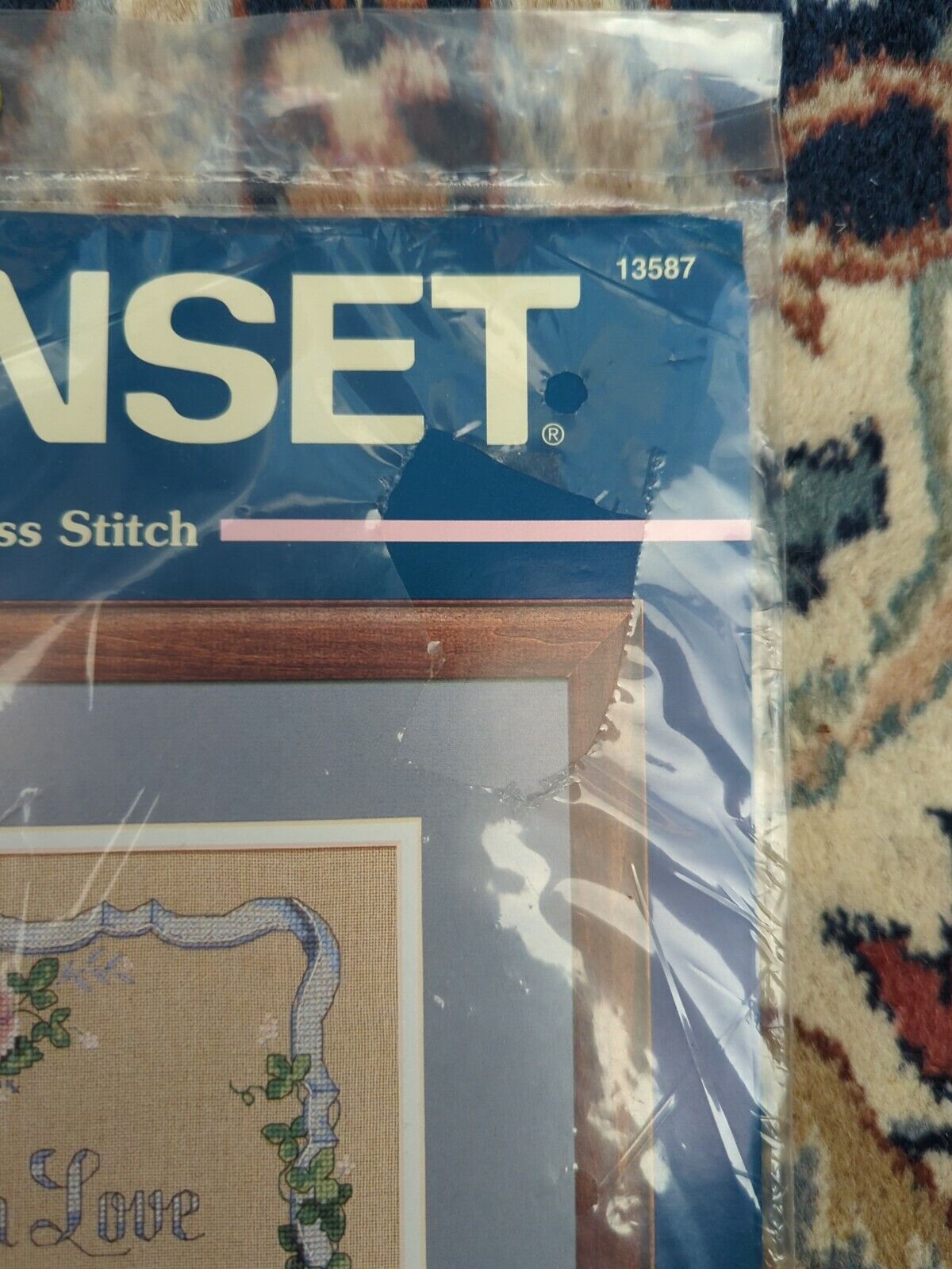 Sunset Counted Cross Stitch 13587 Sealed New Rose Anniversary Record