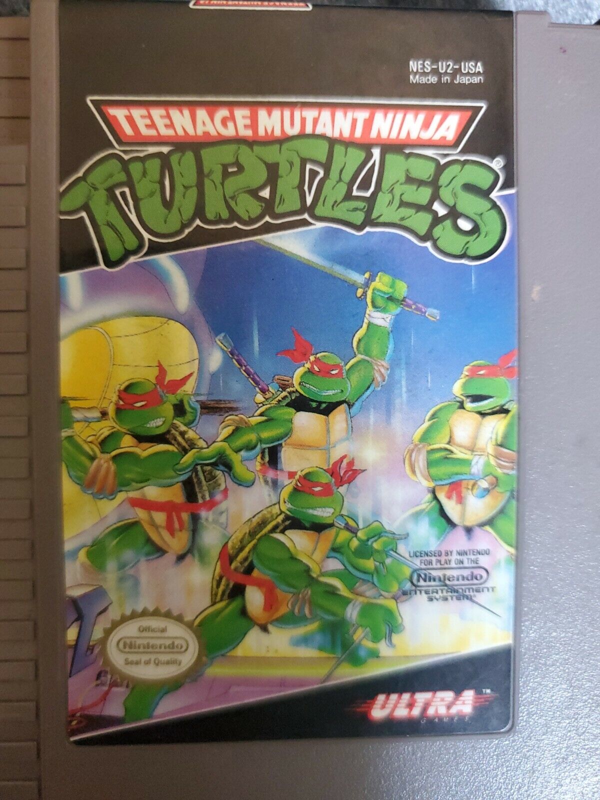 NES Teenage Mutant Ninja Turtles Tested Works 1985 made in Japan