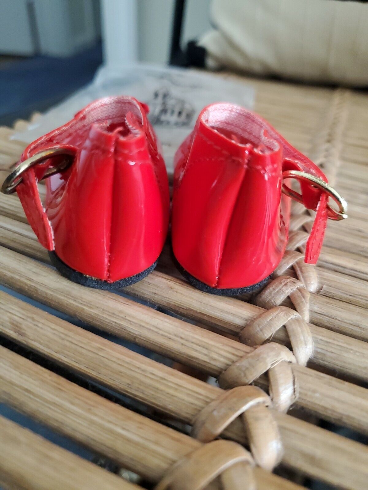 Vintage Playhouse Collection Red Doll Shoes Taiwan