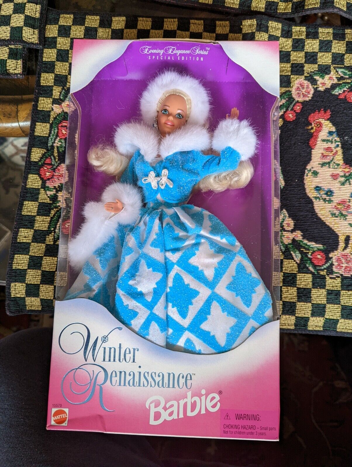 Vintage NEW Mattel Barbie Doll Winter Renaissance Barbie 15570 New in Box 1996