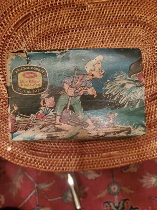 Vintage Bantam Pocket Puzzle Jaymar Pinocchio's Expedition Walt  Disney USA