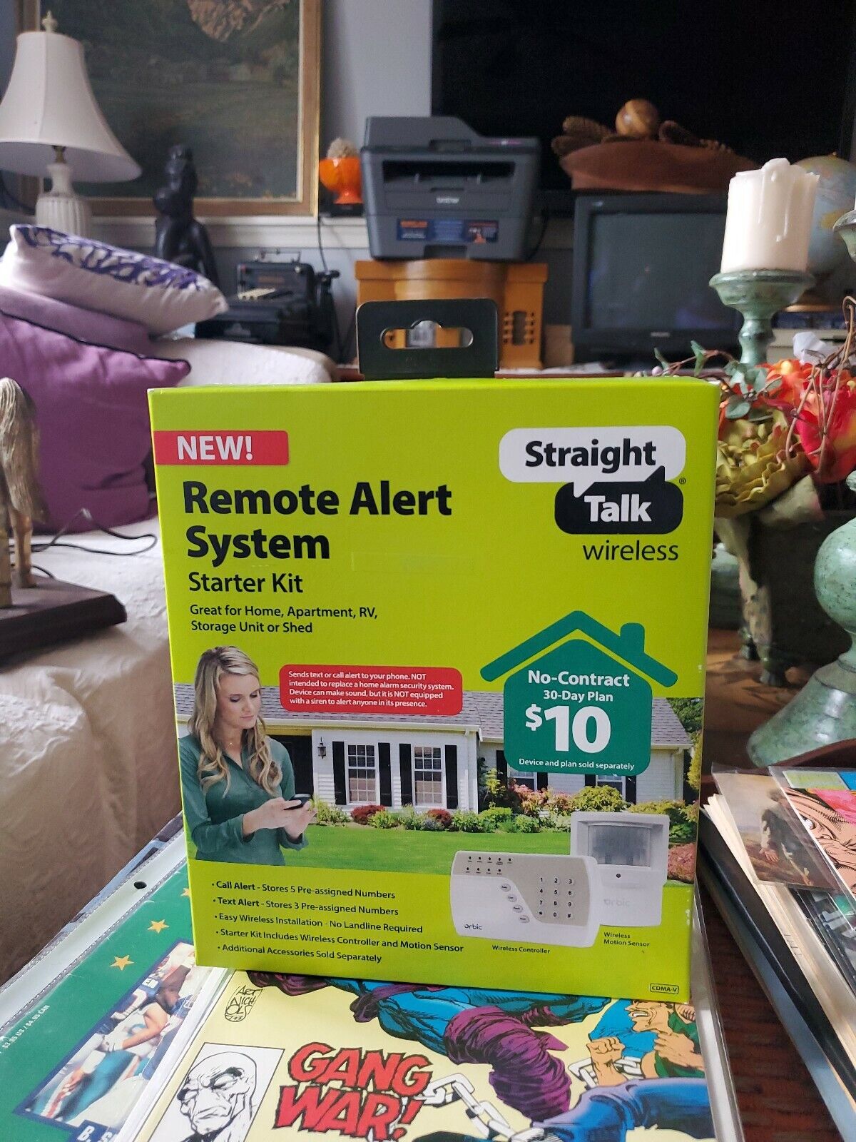 Straight Talk Wireless Remote Alert System Starter Kit new in box