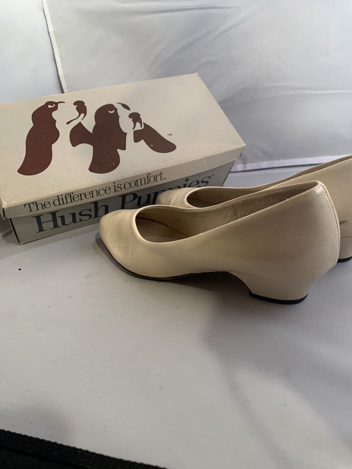 Hush Puppies White Womens Heels 8.5