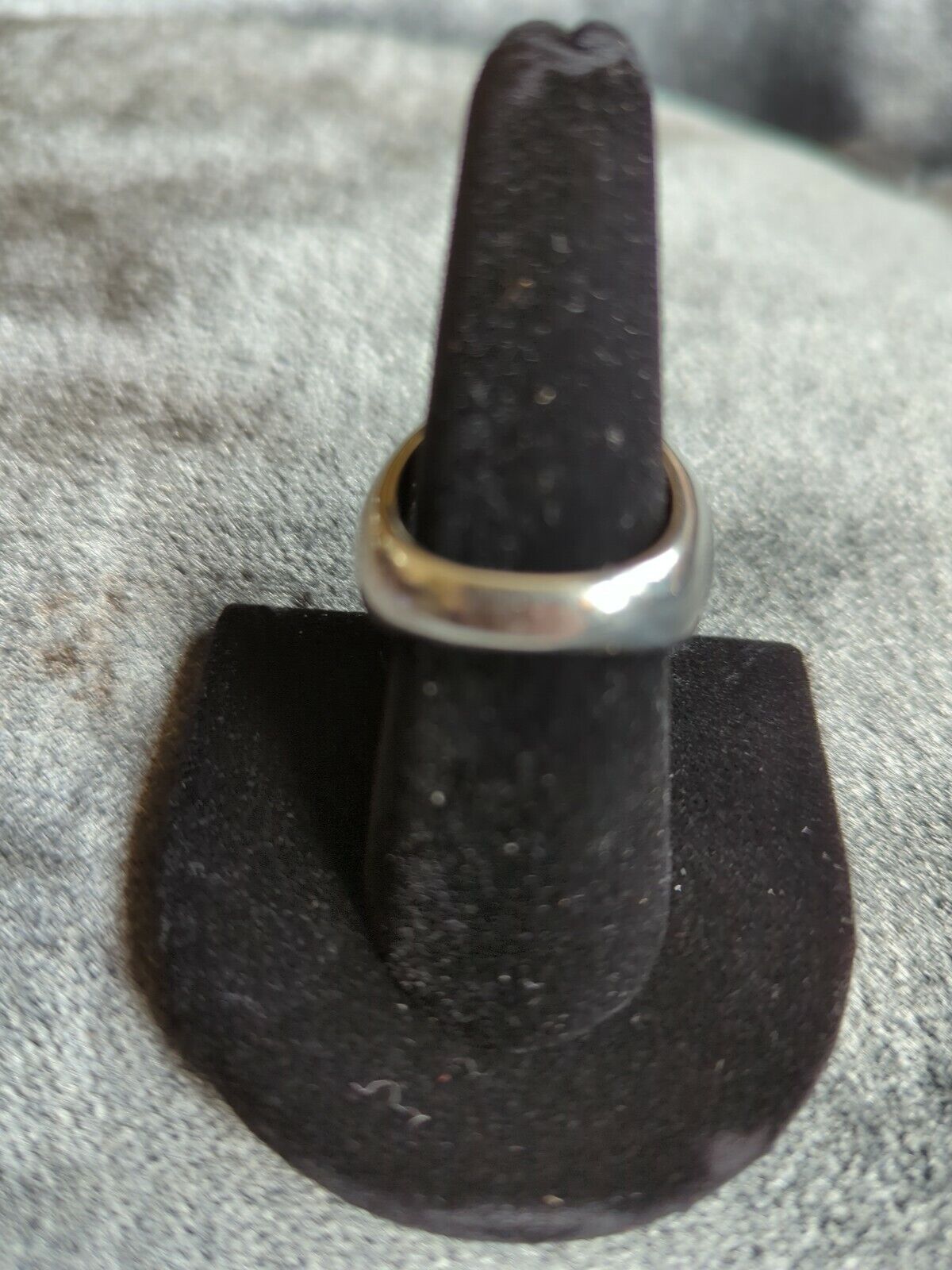 Large Stainless Steel Ring Size 9