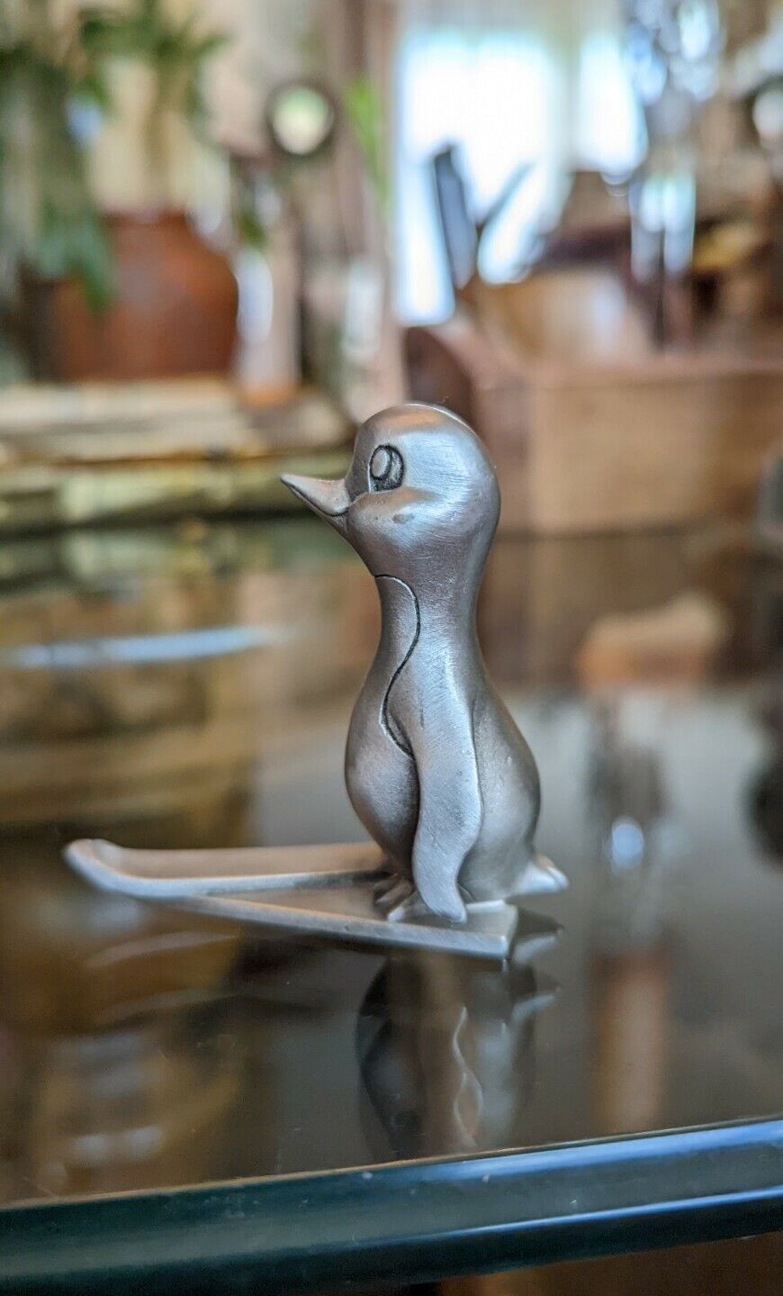 Vintage Hudson Pewter, Pinguine Figurine