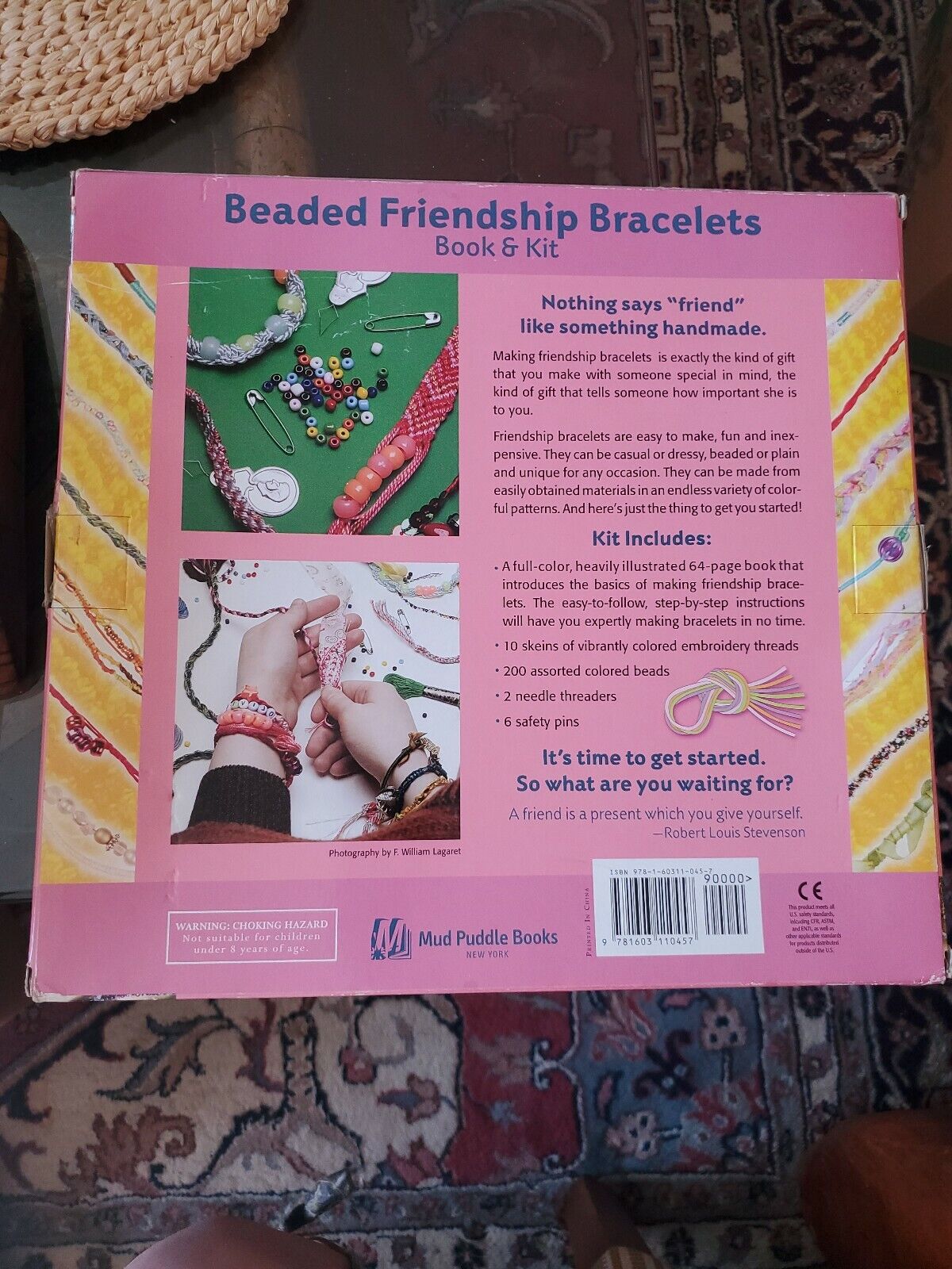 Beaded Friendship Bracelets Book & Kit Mudd Puddle